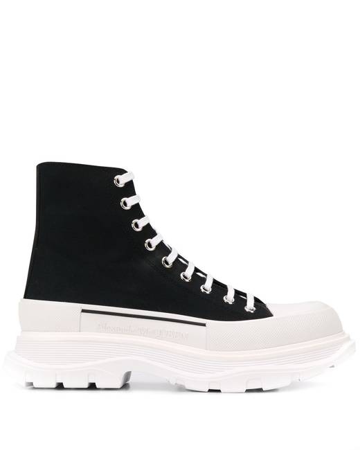 Alexander McQueen Men's Tread Slick Sneakers