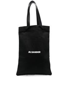 Jil Sander logo-print tote bag