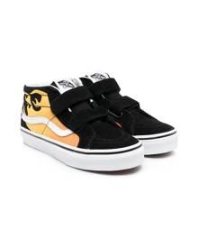 Vans Kids Old Skool flame-print sneakers