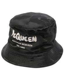 Alexander McQueen Alexander Mc Queen logo-print bucket hat