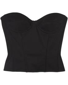 Balenciaga strapless bustier top