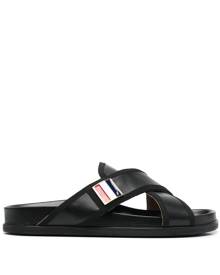 Thom Browne cross-strap flat sandals