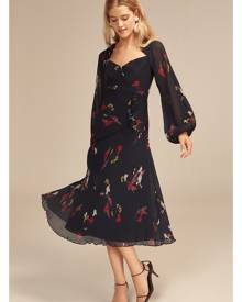 night fall midi dress