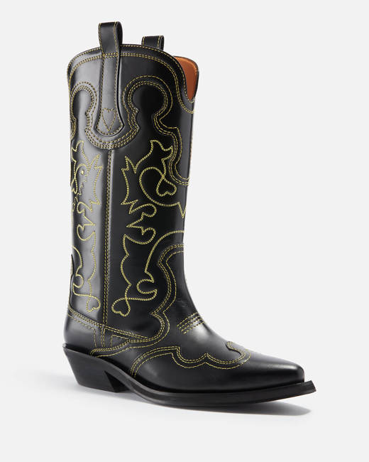 Ganni on sale cowboy boots