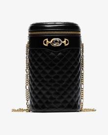Gucci Womens Black Zumi Quilted Leather Belt Bag