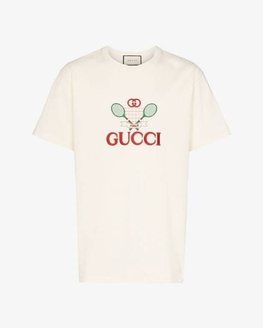 beige gucci t shirt