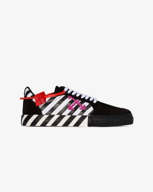 off white vulcanized low black white