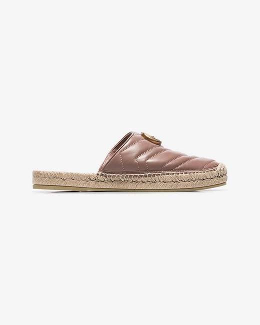 gucci pilar leather espadrilles