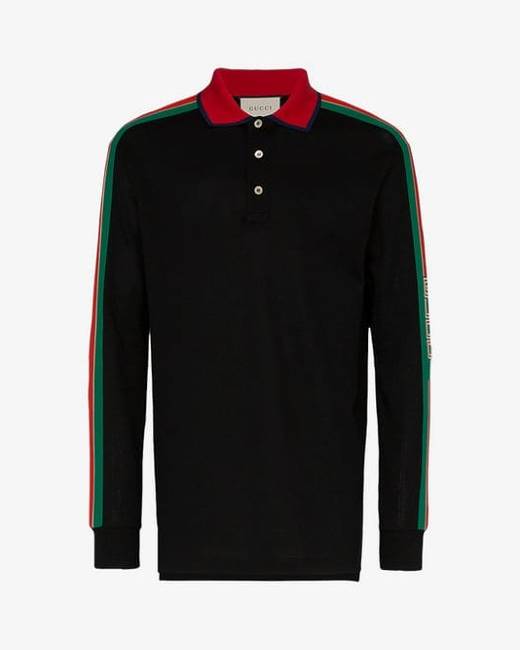 gucci long sleeve polo shirt