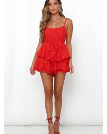 Hello Molly Inner Pride Romper Red