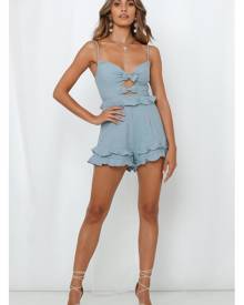 Hello Molly Young At Heart Romper Blue