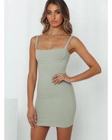 Hello Molly Kiwi Coladas Dress Sage