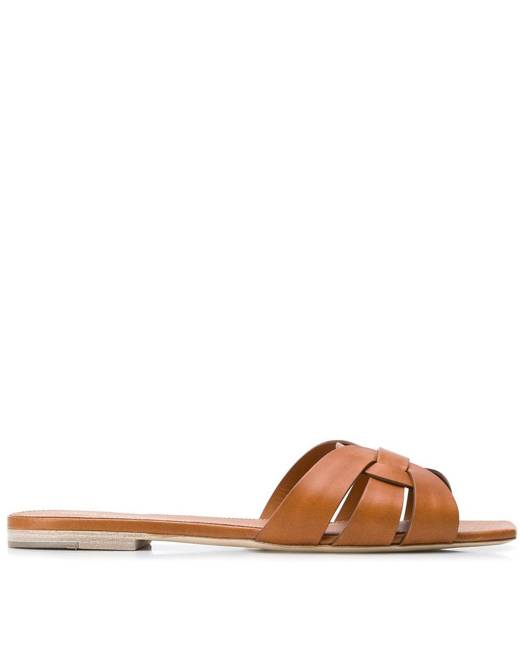 saint laurent mule sandals