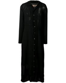 Comme Des Garçons Pre-Owned 1993's sheer shirt dress - Black