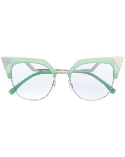 white fendi glasses