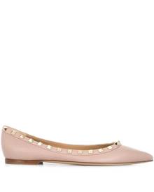 Pink Women's Ballet Flats - Shoes 