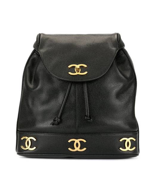 chanel quilted leather backpack