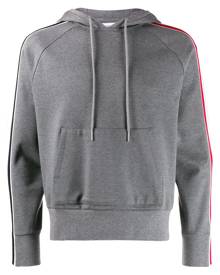 Thom Browne interlock RWB stripe hoodie - Grey
