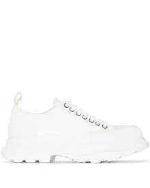 Alexander McQueen leather sneakers - White