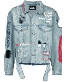 Haculla distressed denim jacket - Blue