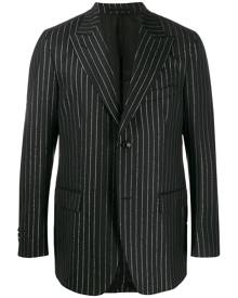 Cobra S.C. metallic pinstripe blazer - Black