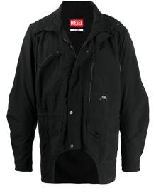 A-COLD-WALL* x Diesel Red Tag logo hooded jacket - Black