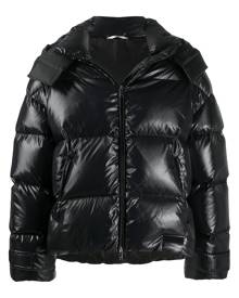 Valentino zip-up hooded jacket - Black