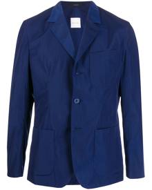 PAUL SMITH metallic textured blazer - Blue