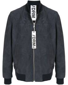 Drome suede-effect bomber jacket - Blue