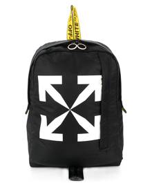 Off-White Arrows printed backpack - Black