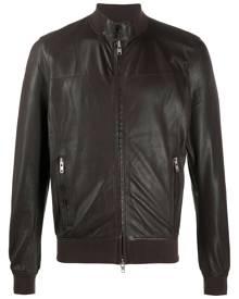 S.W.O.R.D 6.6.44 band collar bomber jacket - Brown