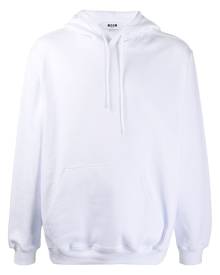 MSGM logo-print hoodie - White