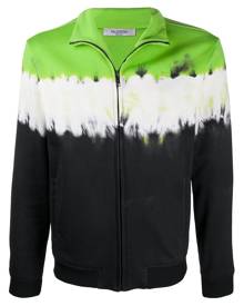 Valentino tie-dye zipped sweatshirt - Black