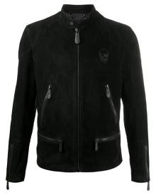 Philipp Plein Skull moto jacket - Black
