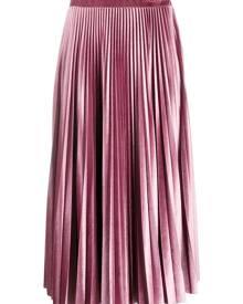 Valentino pleated midi skirt - Pink