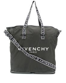 Givenchy logo print shopper tote - Green