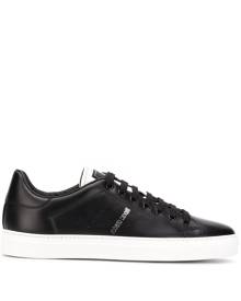 Roberto Cavalli logo print low-top sneakers - Black