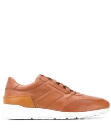 Tod's leather lace-up sneakers - Brown