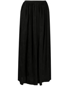 Uma Wang pleated midi skirt - Black