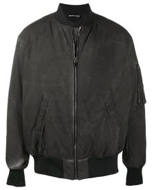 Mauna Kea distressed finish bomber jacket - Black