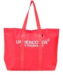 UNDERCOVER large logo tote bag - Orange