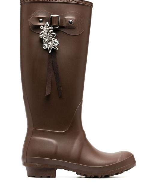 Calf-length wellies Neutrals Farfetch Shoes Boots Rain Boots 