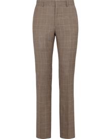 Fendi checked tailored trousers - Brown