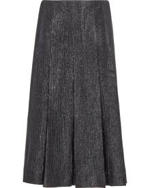 Fendi metallic pleated midi skirt - Black