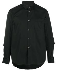Comme Des Garçons Homme Plus layered long-sleeve shirt - Black