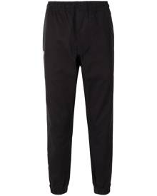 AAPE BY *A BATHING APE® logo-patch tapered trousers - Black