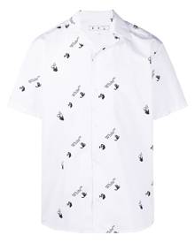 Off-White all-over logo-print shirt