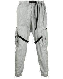 Off-White elasticated-waist cargo pants - Grey