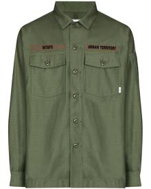 WTAPS military-style long-sleeve shirt - Green