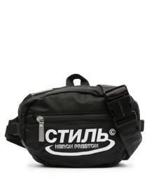 Heron Preston logo-print belt bag - Black